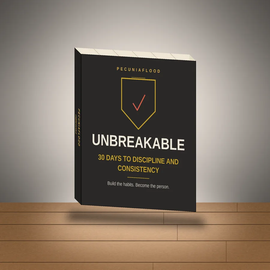 Unbreakable: 30 Days to Discipline and Consistency — book cover