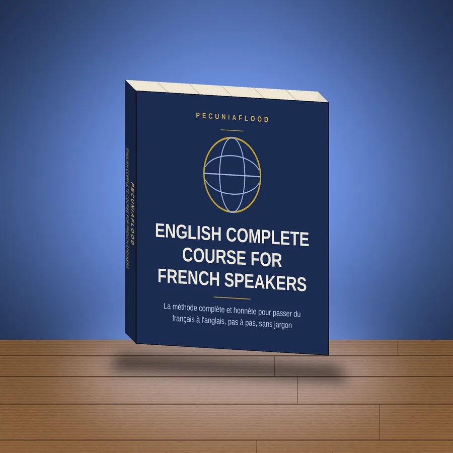 English Complete Course for French Speakers — book cover
