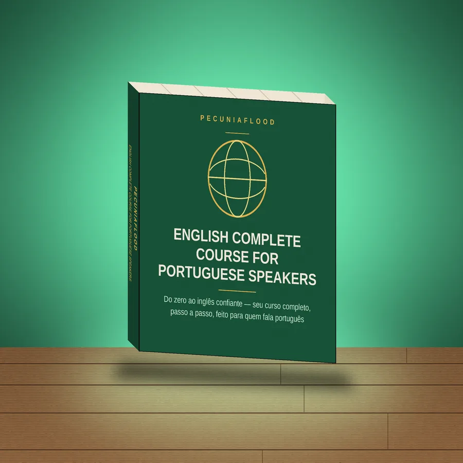 English Complete Course for Portuguese Speakers — book cover