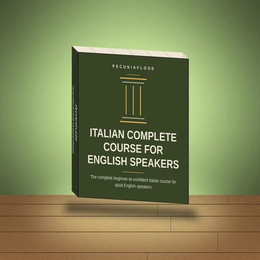 Italian Complete Course for English Speakers — book cover