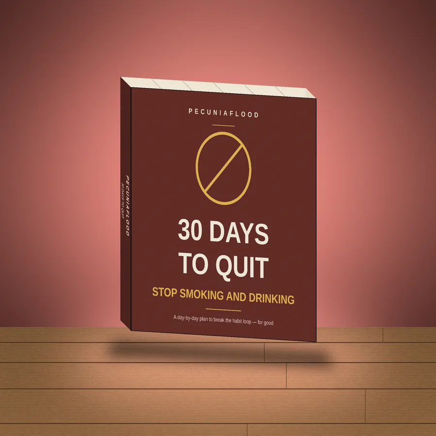 30 Days to Quit: Stop Smoking and Drinking — book cover